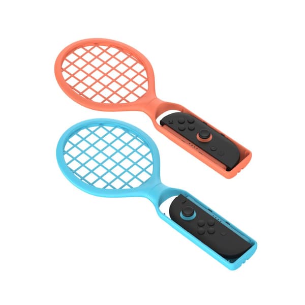 INF Forbedre spillet ditt: SWITCH 2 Tennis Racket Set - Blå og oransje