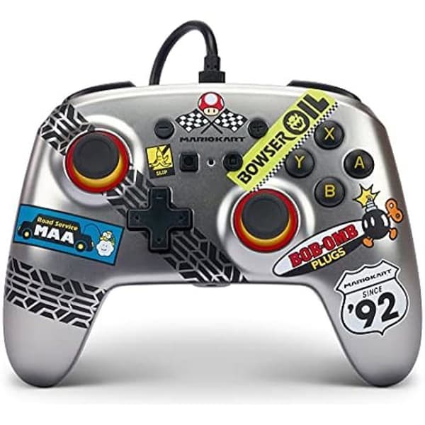 PowerA uppgraderad handkontroll för Nintendo Switch, Switch OLED-modell och Nintendo Switch Lite, speltillbehör, handkontroll