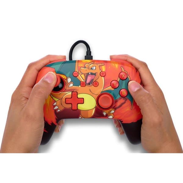 Spelkontroll - POWER A - Charizard Vortex - Trådad - 3,5 mm ljudkontakt - 3 m USB-kabel