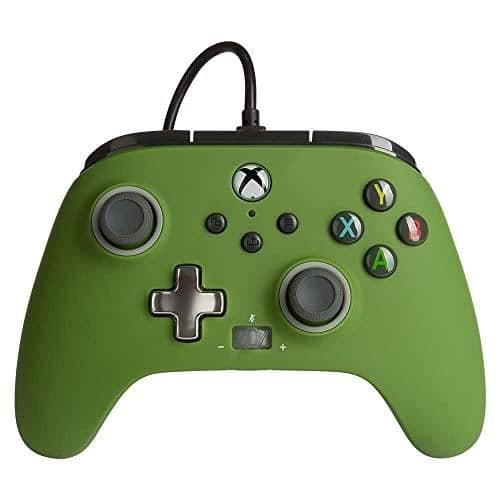 Gamepad - POWER A - Soldat - Kabelansluten - Oliv/svart - Vibration