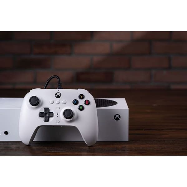 8BitDo Ultimate Wired Controller (Hall-effekt joystick) - Vit - Xbox