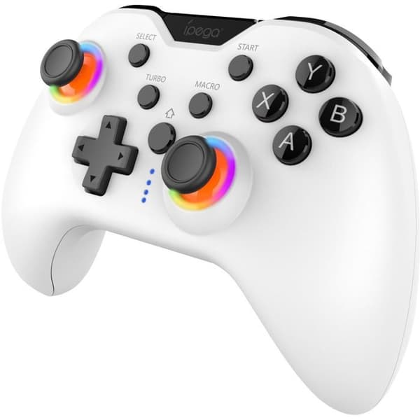 iPega 9111B Bluetooth RGB Spelkontroll för Android/iOS/PS3/PS4/PC/N-Switch Vit