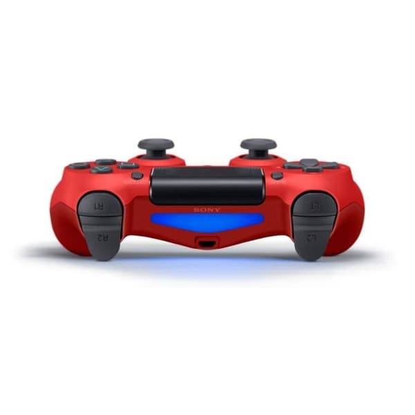 PS4 DualShock 4.0 V2 Controller Red/Magma Red - PlayStation Official