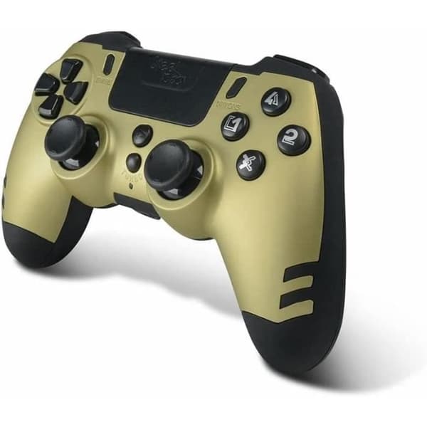 Steelplay Slimpack - 2,4 GHz trådlös handkontroll, PS4/PC-kompatibel guld