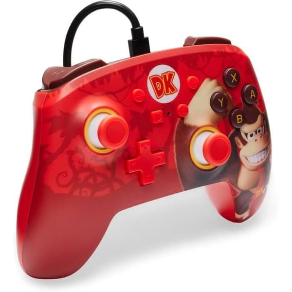 Kabelansluten handkontroll - POWER A - Nintendo Switch - Donkey Kong Flex