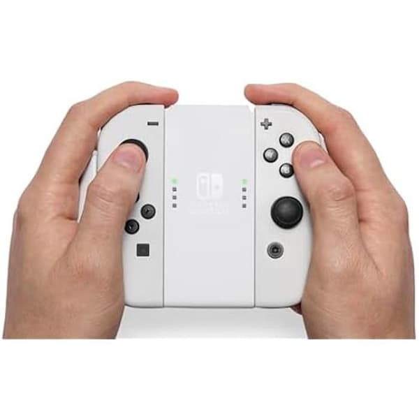 Spelkontroll - POWERA - Joy-Con Comfort Grip - Ergonomisk - Vit färg - Kompatibel med Nintendo Switch