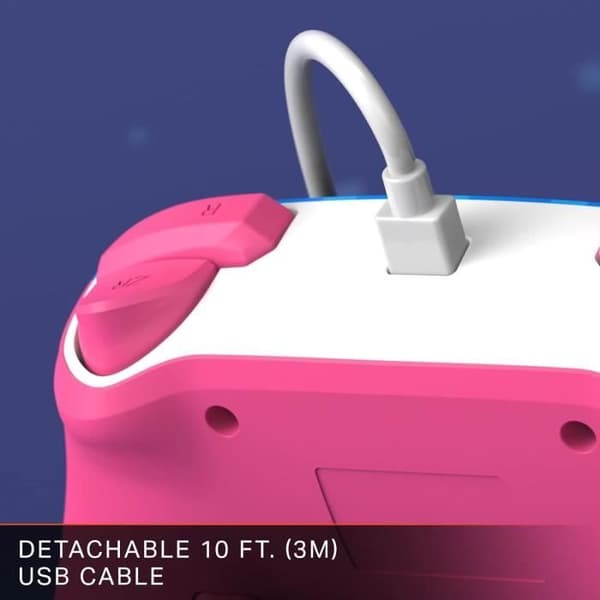 Spelkontroll - POWER A - Kirby - Trådad - USB-kabel 3m - 2 programmerbara knappar