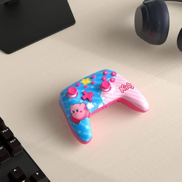 Spelkontroll - POWER A - Kirby - Trådad - USB-kabel 3m - 2 programmerbara knappar