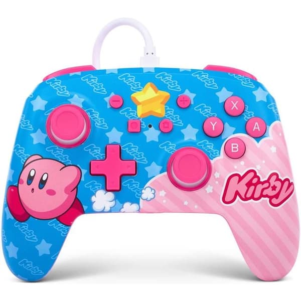 Spelkontroll - POWER A - Kirby - Trådad - USB-kabel 3m - 2 programmerbara knappar