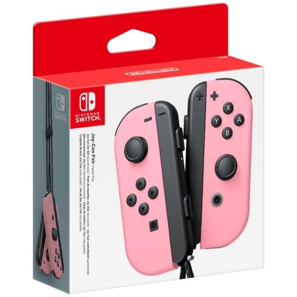 Ett par Pastell Pink Joy-Con-kontroller för Nintendo Switch