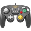 Miniatyrbild 1 av 3: Hori Battle Pad trådbunden kontrolltyp GameCube Super Smash Bros för Nintendo Switch - Zelda Design - Officiell Nintendo-licens