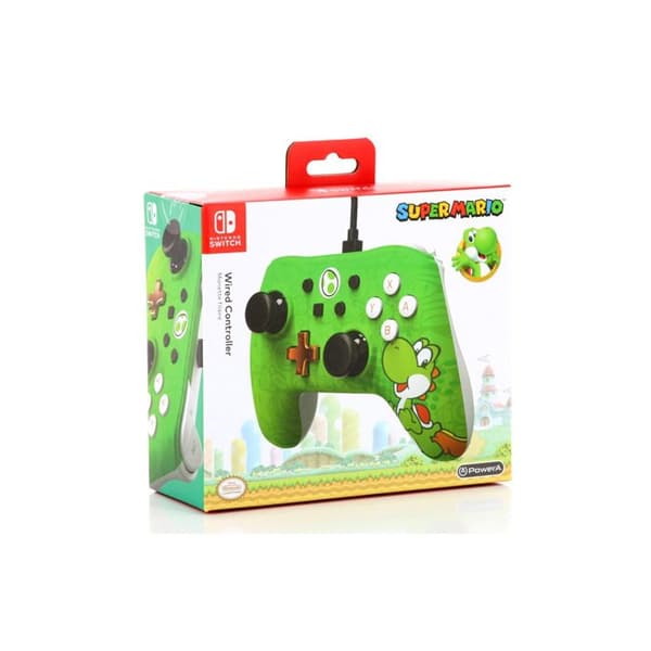 Spelkontroll - POWER A - iConic Yoshi - Trådad - Yoshi-design - 3 meter USB
