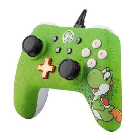 Spelkontroll - POWER A - iConic Yoshi - Trådad - Yoshi-design - 3 meter USB
