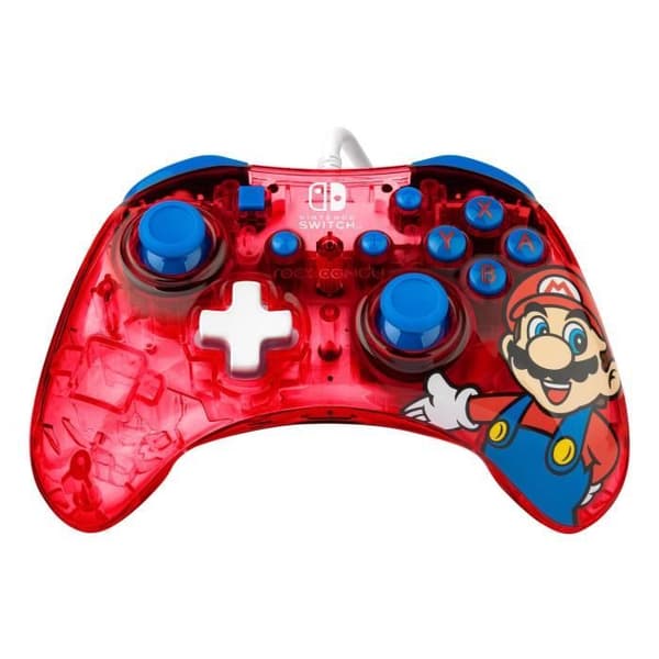Spelkontroll - Nintendo Switch - Mario Rock Candy - Trådad - PDP - Röd