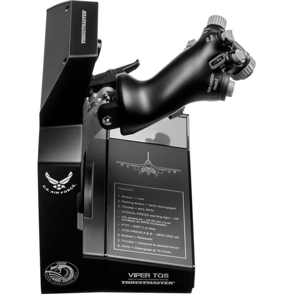 Gasreglage - THRUSTMASTER - Viper TQS - Exakt och ergonomisk kontroll - Svart - USB - PC