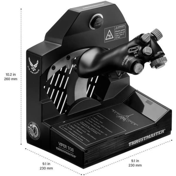 Gasreglage - THRUSTMASTER - Viper TQS - Exakt och ergonomisk kontroll - Svart - USB - PC