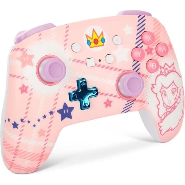 Gamepad - POWER A - Nintendo Switch - Trådlös - Rosa - Peach