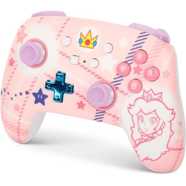 Gamepad - POWER A - Nintendo Switch - Trådlös - Rosa - Peach