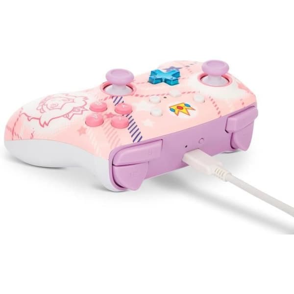 Gamepad - POWER A - Nintendo Switch - Trådlös - Rosa - Peach