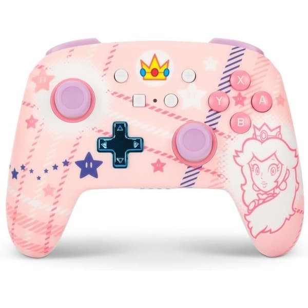 Gamepad - POWER A - Nintendo Switch - Trådlös - Rosa - Peach