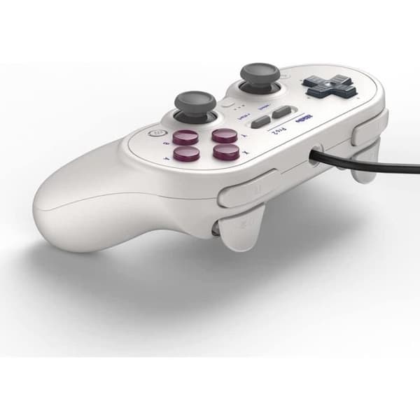 Gamepad - 8Bitdo - Pro 2 - Kabelansluten - Kompatibel Nintendo Switch - Färg Vit
