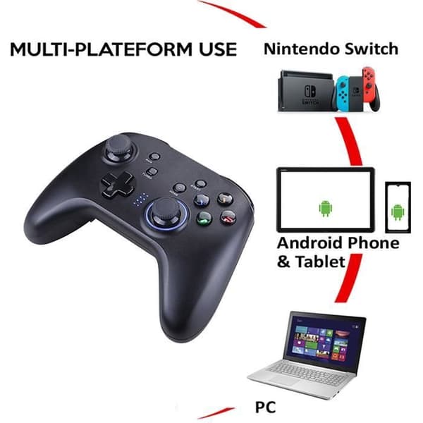 Trådlös kontroller - Mobile Pro Gaming - för Android, PC och switch - Subsonic