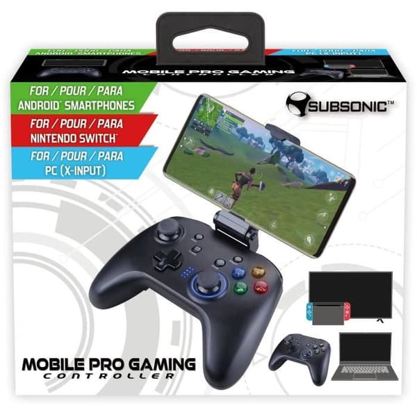 Trådlös kontroller - Mobile Pro Gaming - för Android, PC och switch - Subsonic