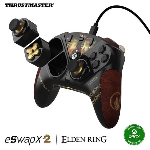 Spelkontroll - Thrustmaster - ESWAP X2 ELDEN RING - Trådbunden - Hot-Swap - Kompatibel med Xbox