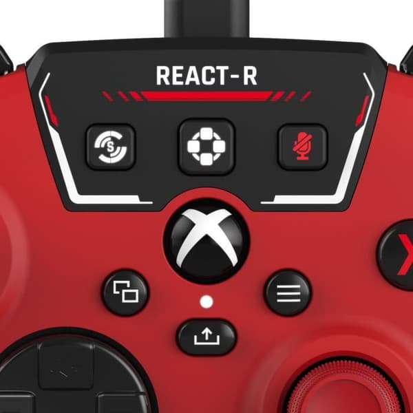 Kabelansluten spelkontroll - TURTLE BEACH - REACT-R - Röd - Xbox & Windows