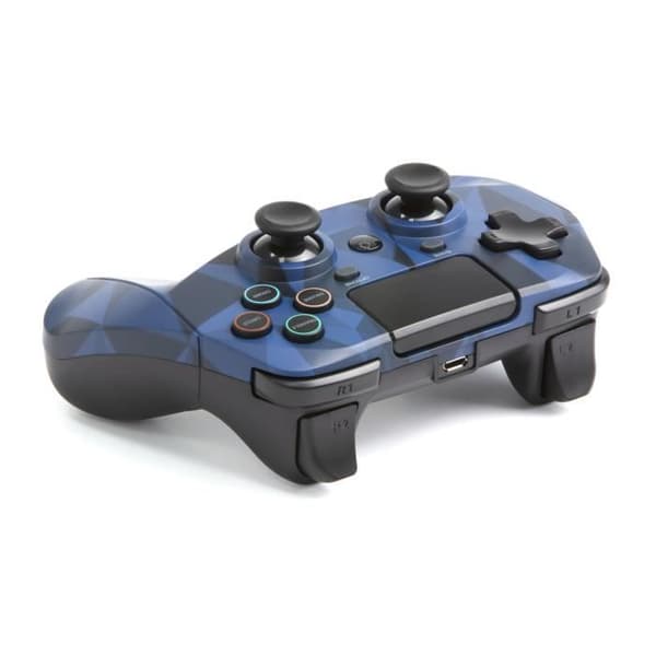 Gamepad - SNAKEBYTE - Wireless Game Pad S för PS4 - Bluetooth - Blå kamouflage - Vibration