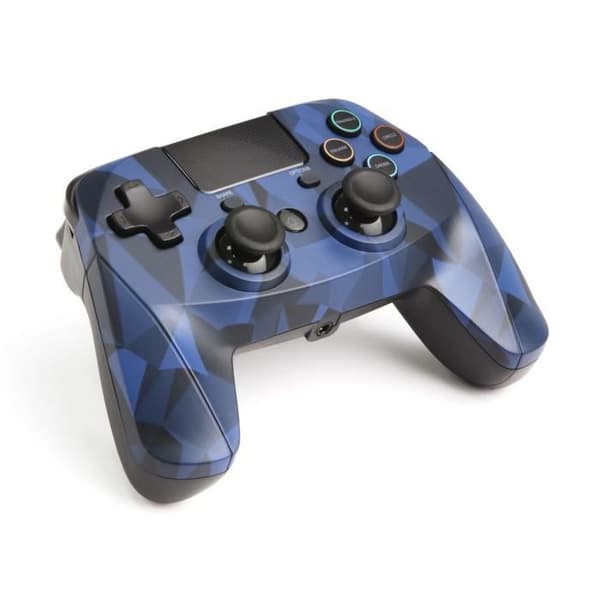 Gamepad - SNAKEBYTE - Wireless Game Pad S för PS4 - Bluetooth - Blå kamouflage - Vibration