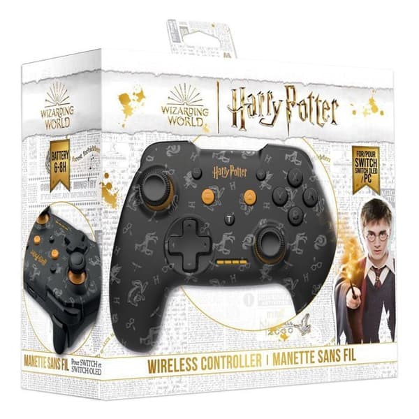 Trådlös handkontroll- Harry Potter- Svart-Tillbehör-SWITCH