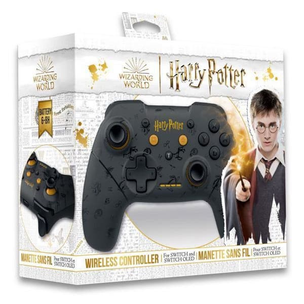Trådlös handkontroll- Harry Potter- Svart-Tillbehör-SWITCH