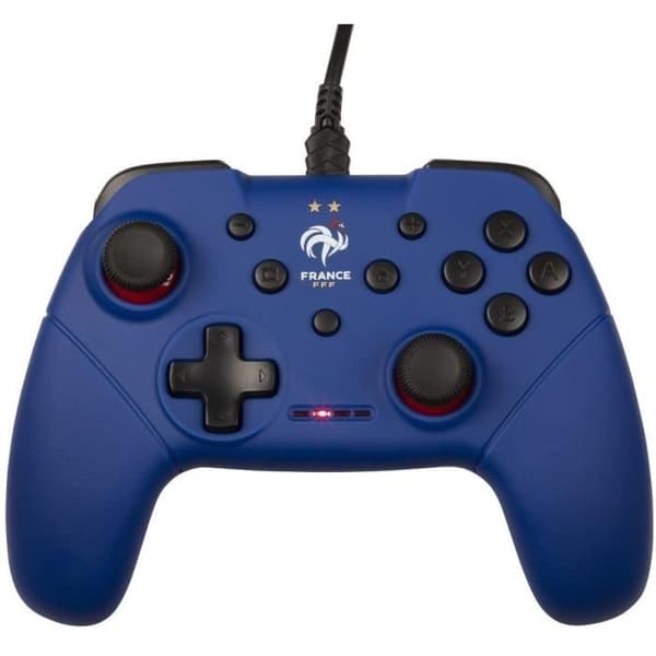 Controller - KONIX - Blue - Switch och PC - Under officiell FFF-licens