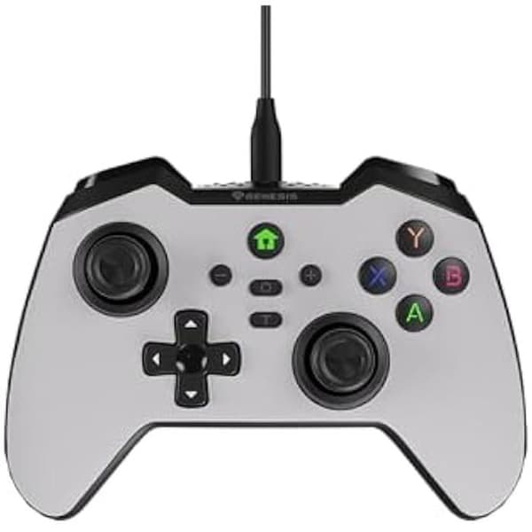 GENESIS Mangan 300 Black, White USB Gamepad Android, Nintendo S