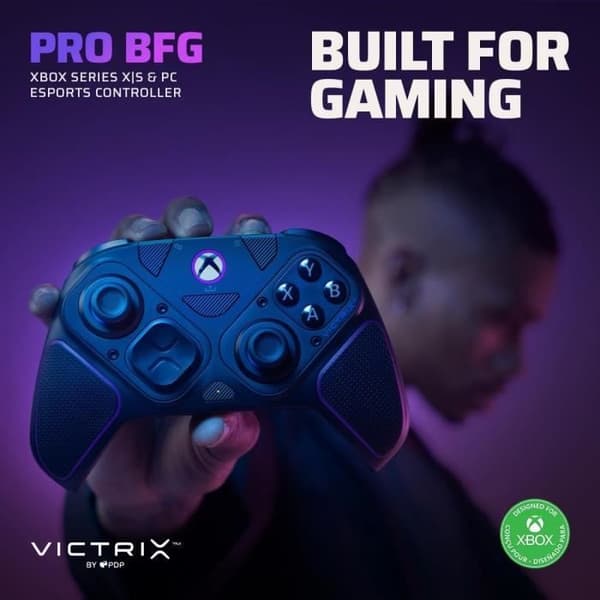 Trådlös handkontroll - Pro BFG - PC, Xbox One och Series X|S - PDP - Anpassningsbara knappar och joysticks - Svart
