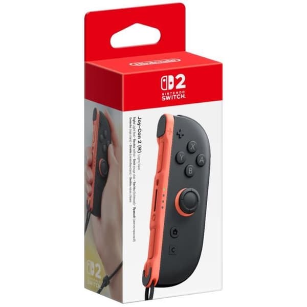 Manette Joy-Con höger Röd Ljus för Nintendo Switch 2