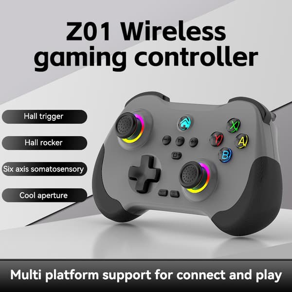 INF Z01 Mobil Spilcontroller til Flere Platforme Grå