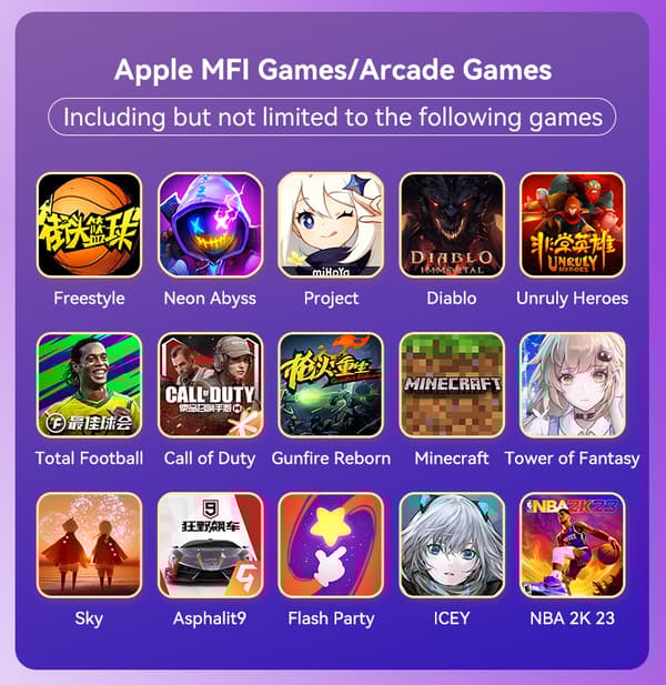 INF D8 Trådløs Strækbar Gamepad til Telefoner og Tablets Grå