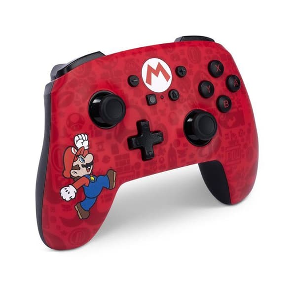 Spelkontroll - POWER A - Nintendo Switch - Röd - Trådlös - 30 timmars batteritid