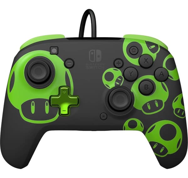 PDP-kontroller Rematch Glow in the Dark Nintendo Switch, 1UP