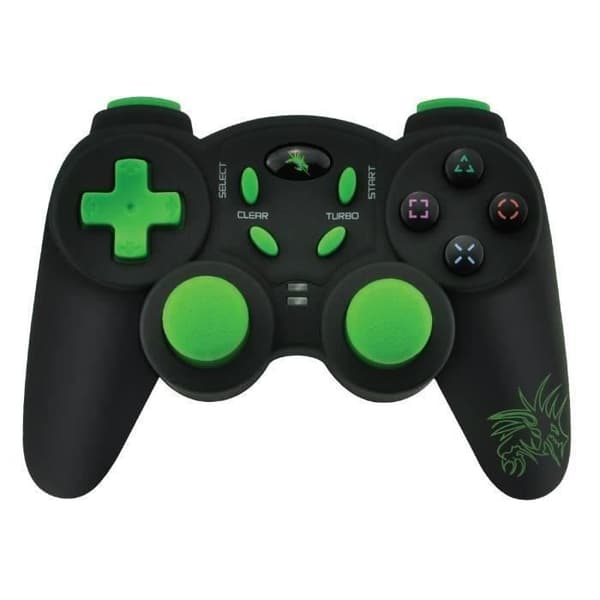 Dragon War Dragon Shock Controller Manette PS2 Trådlös- USED