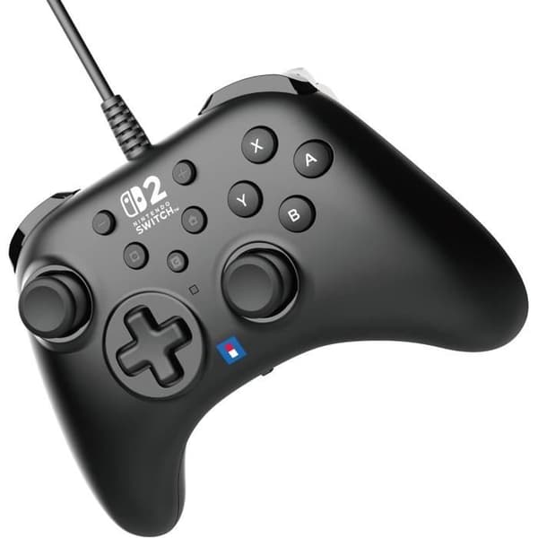 Kabelkontroll - HORI - Horipad - Nintendo Switch och Switch 2 - Nintendo C-knapp - Programmerbara bakknappar - Svart