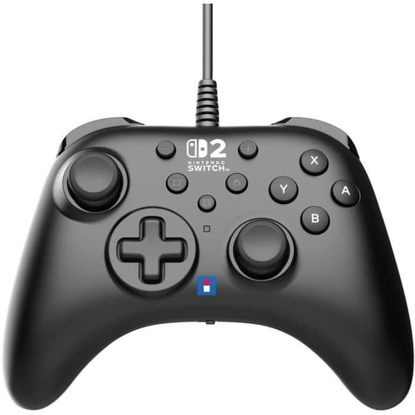 Kabelkontroll - HORI - Horipad - Nintendo Switch och Switch 2 - Nintendo C-knapp - Programmerbara bakknappar - Svart