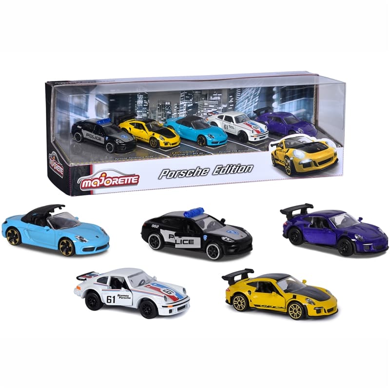 Majorette Porsche 5 Pieces Giftpack