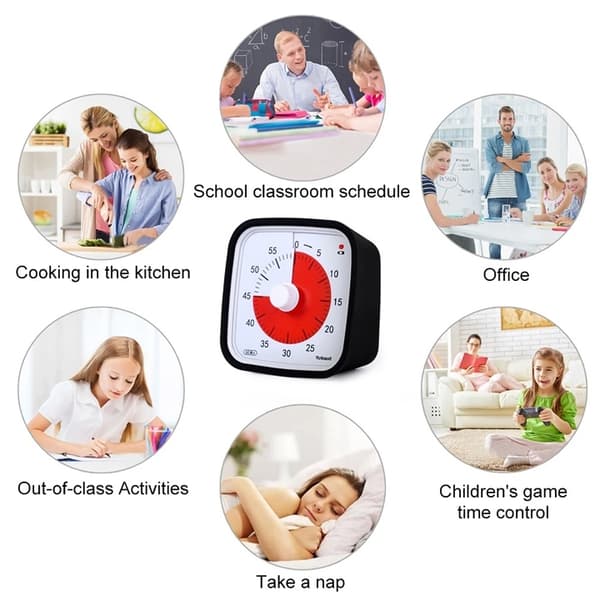 Visuell Timer för Klassrum & Barn - 60 minuter