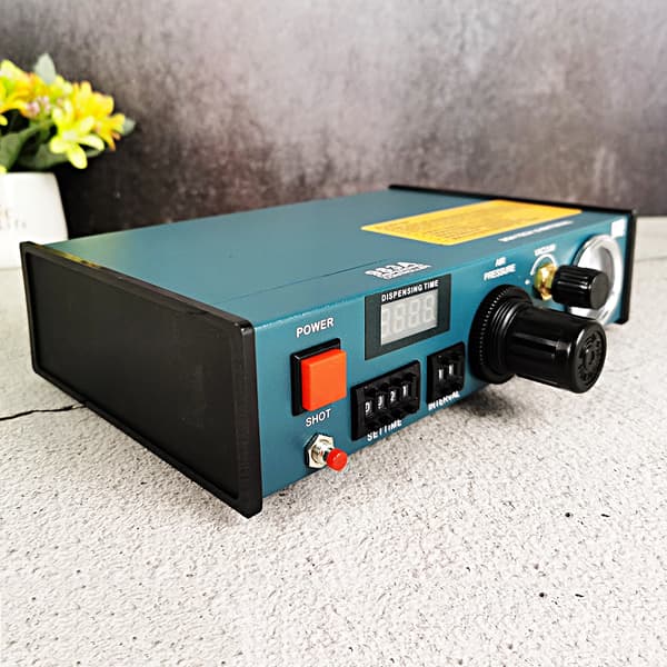 Digital limdispenser, programmerbar timer, precisionskontroll, kompakt design