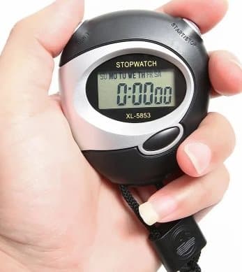 OBOSOE Digital Handhållen Multifunktions Elektronisk Kronograf Sport Stopwatch Timer Stop Watch för Sporttränare Fitness tränare och domare