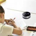 Miniatyrbillede 9 af 10: Digital æggetimer med LED og stopur – Lydløs køkkenur med magnetisk bagside til madlavning og studie