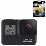 Gopro Hero7 Black Action Cam Svart Pny 100mb 32gb Micro Sd Kort Cdon